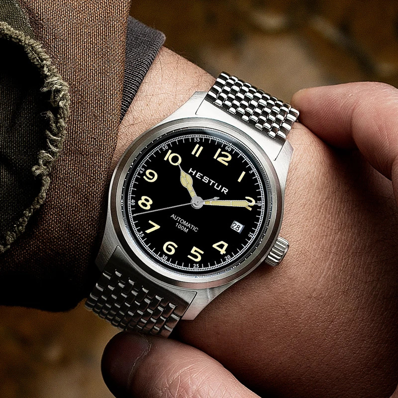 Hestur Automatic Mechanical Wa - Automatic Pilot Watch recension och pris