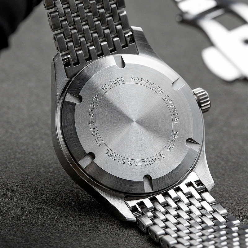 Hestur Automatic Mechanical Wa - Automatic Pilot Watch recension och pris