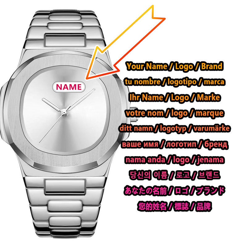 Custom Logo Men's Quartz Watch - Luxury Watch Logo recension och pris