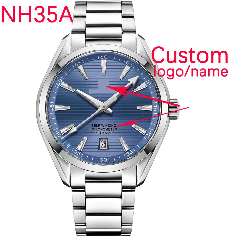 Luxury NH35 Movt Custom Logo 4 - Luxury Watch Logo recension och pris