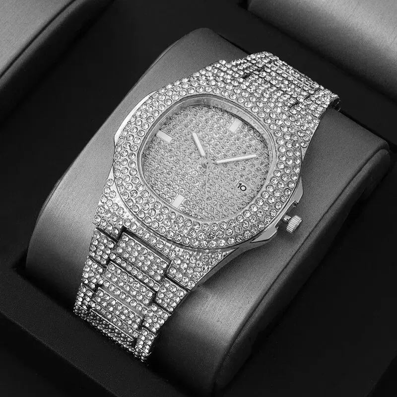 New Fashionable Full Diamond M - Luxury Watch Trading recension och pris