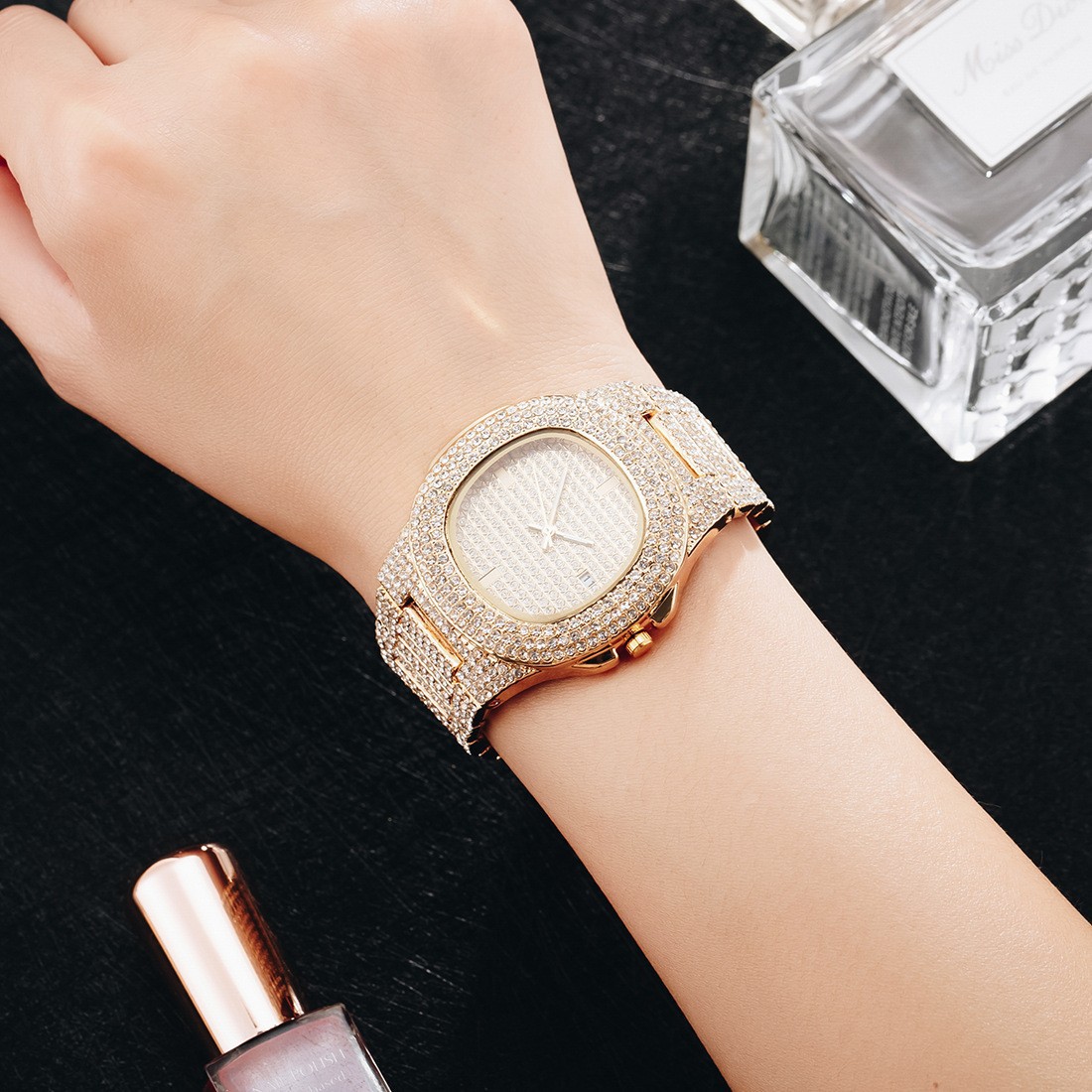 New Fashionable Full Diamond M - Luxury Watch Trading recension och pris