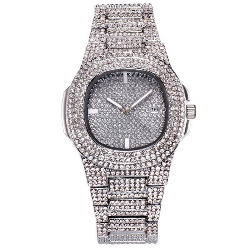 New Fashionable Full Diamond M - Luxury Watch Trading recension och pris