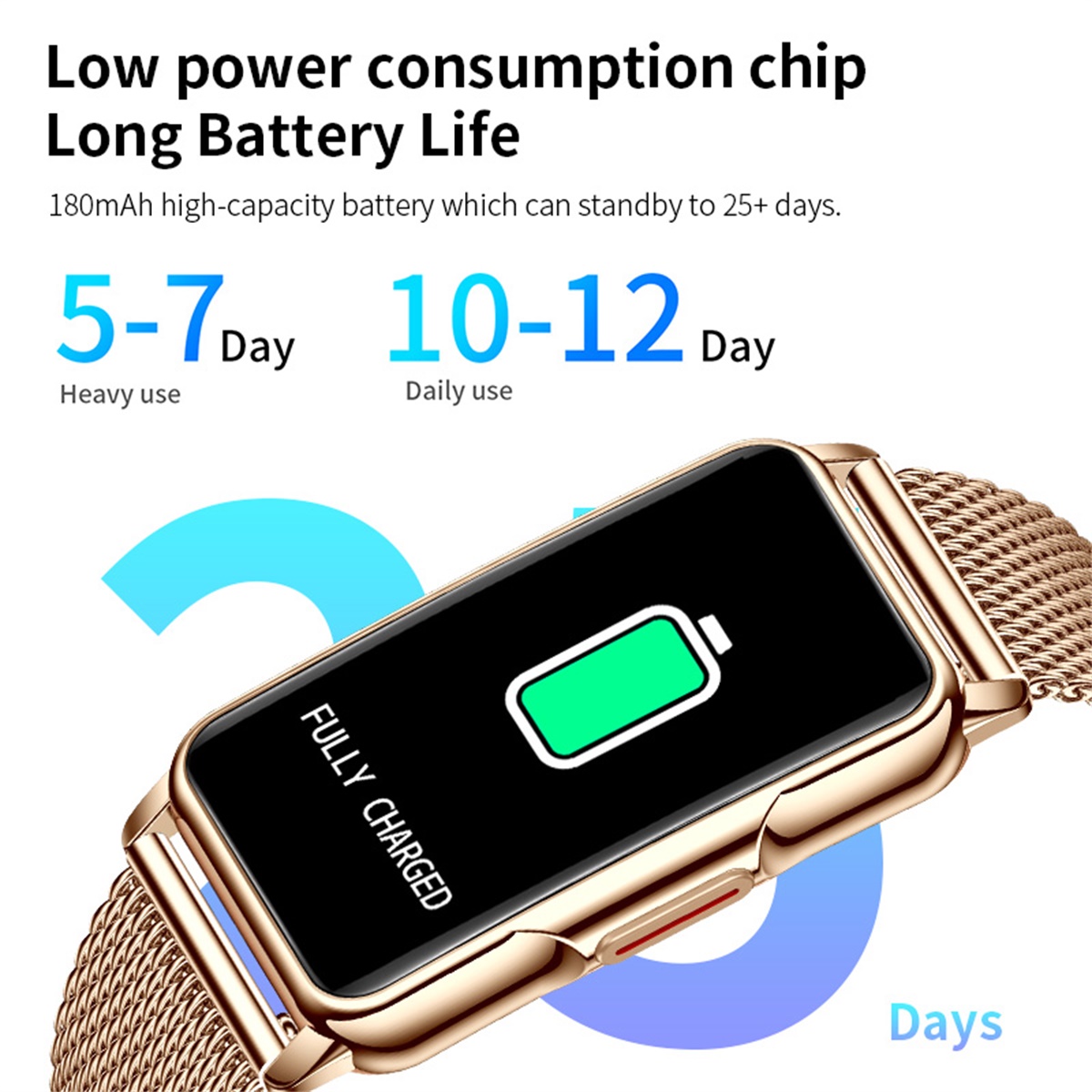 LIGE Smart Watch Men Women Fit - Open Heart Watch recension och pris