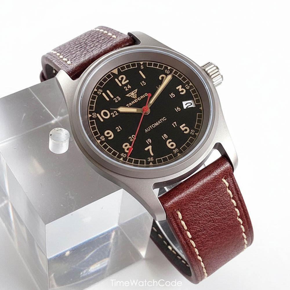 Customized Watch Titanium NH35 - Automatic Pilot Watch recension och pris