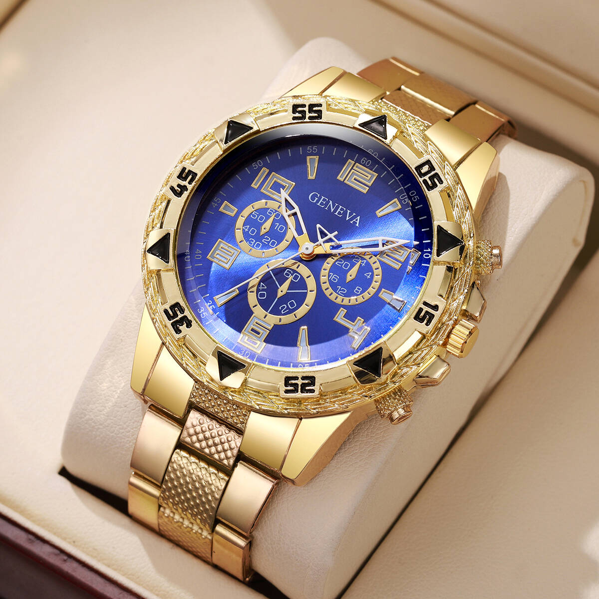 Luxury Large Dial Men Quartz W - Luxury Watch Case recension och pris