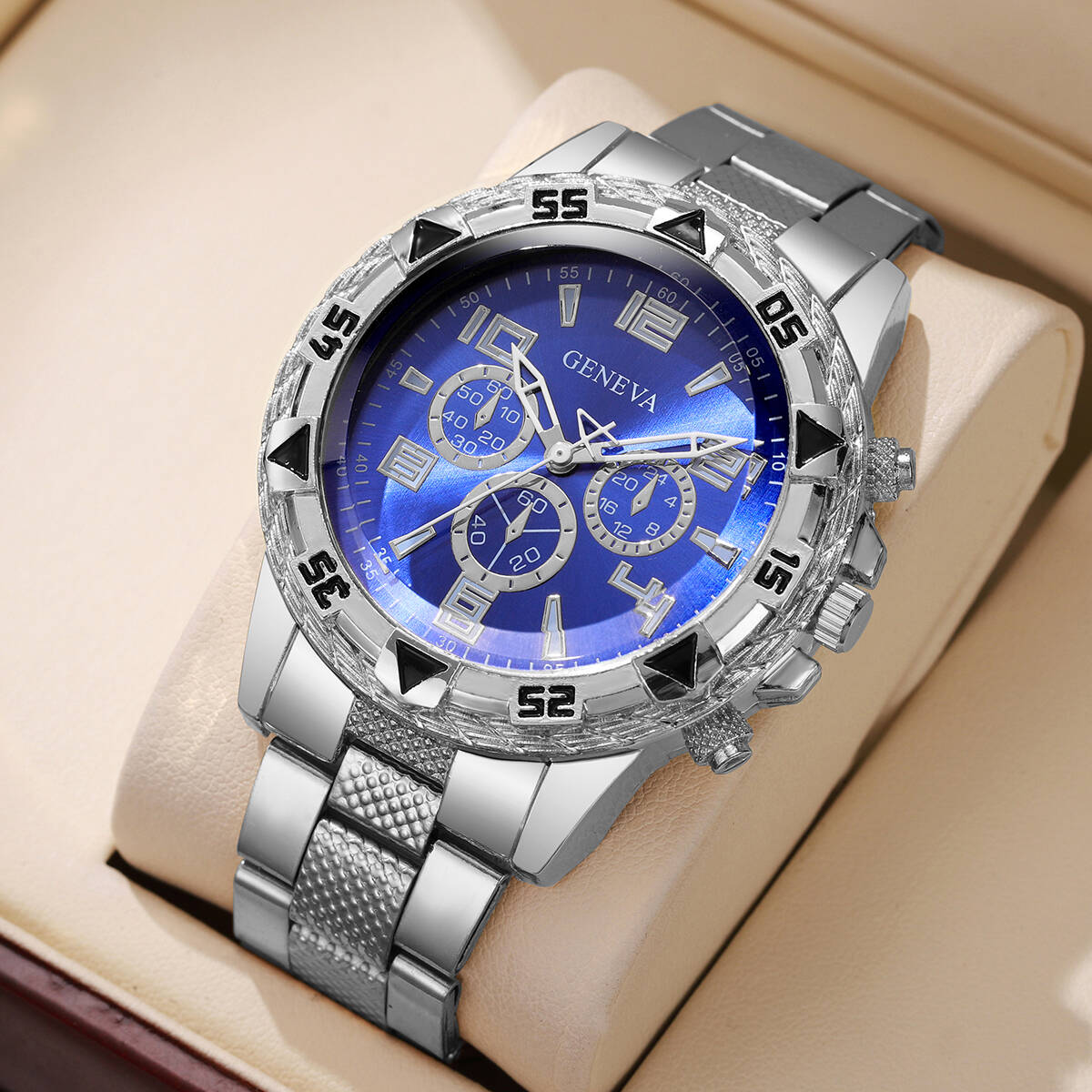 Luxury Large Dial Men Quartz W - Luxury Watch Case recension och pris