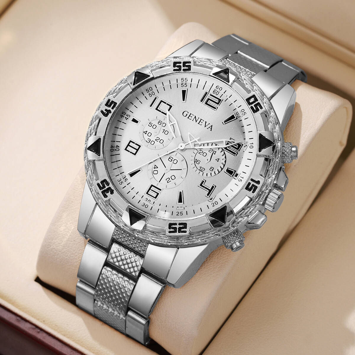 Luxury Large Dial Men Quartz W - Luxury Watch Case recension och pris